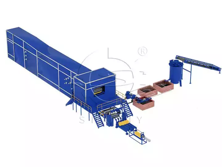 egg carton processing plant