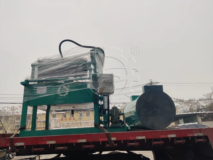 egg tray equipment delivery for south africa