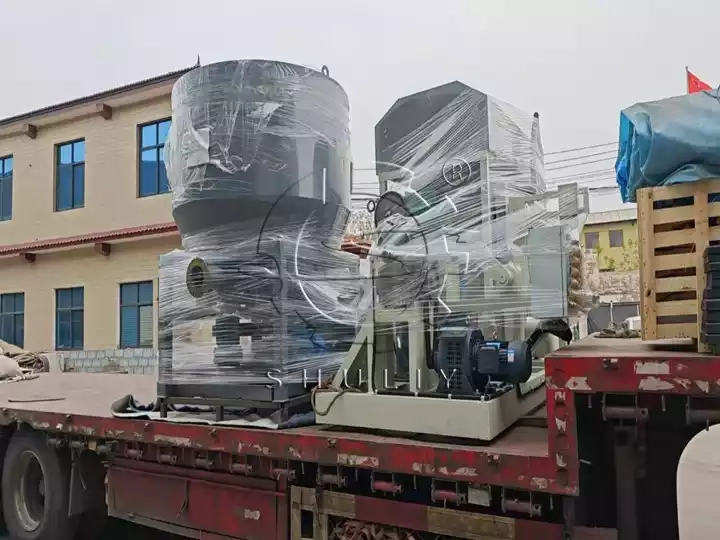 카메룬용 계란판 제작기 배송