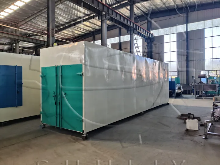 batch type egg carton drying box