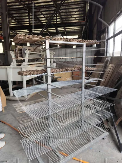 carts and meshes for egg dryer box