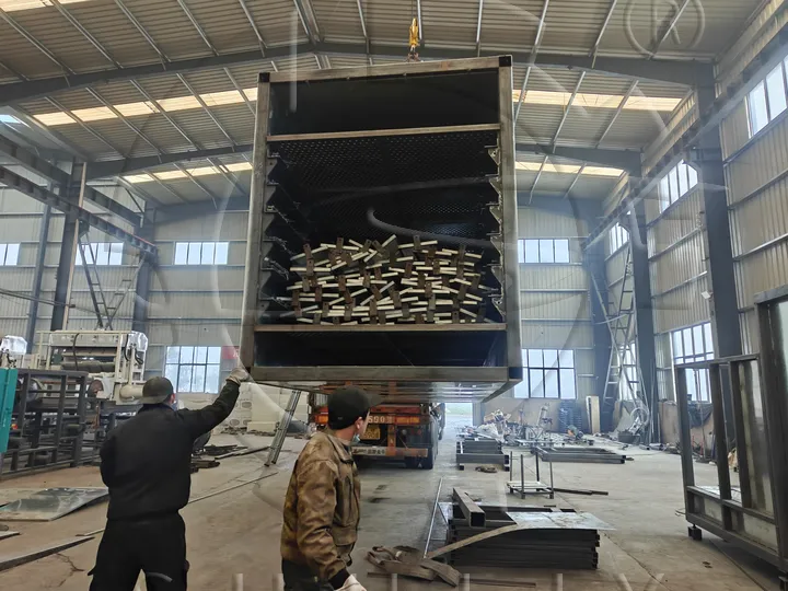 continuous egg tray drying line delivery