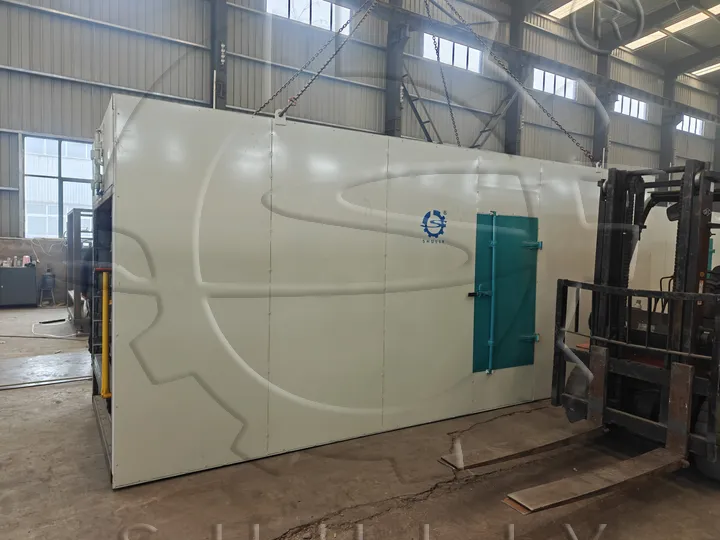 continuous egg tray drying line for Mali