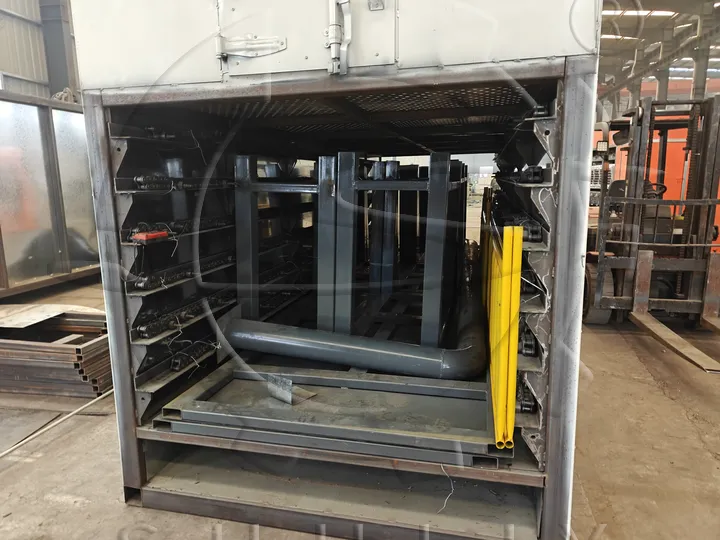 multi-layer egg tray dryer structure